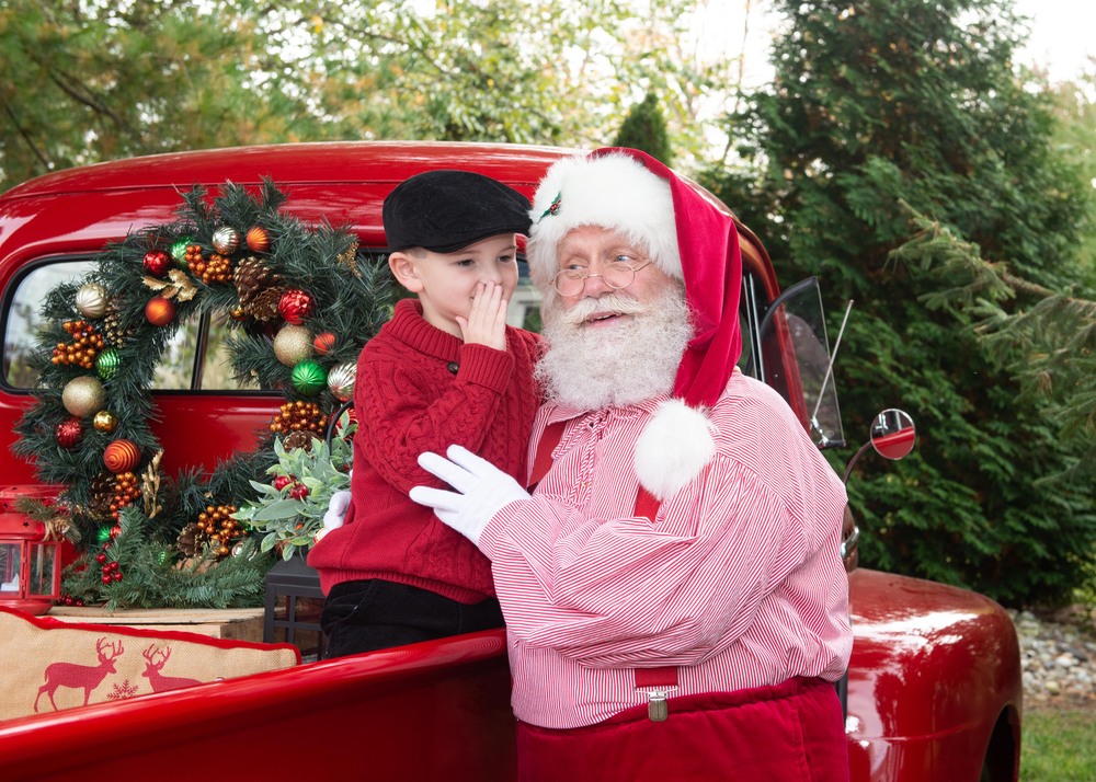 Santa and his Red Truck